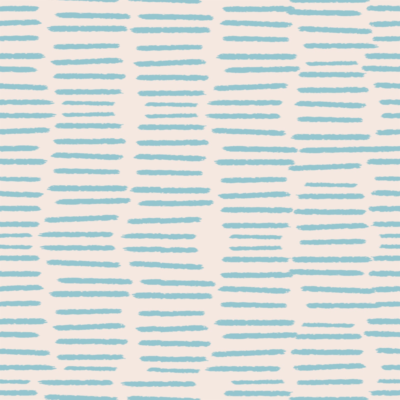 Organic Brush Strokes Pattern - Minimalist Boho Stripes Baby Blue  Wallpaper⁠