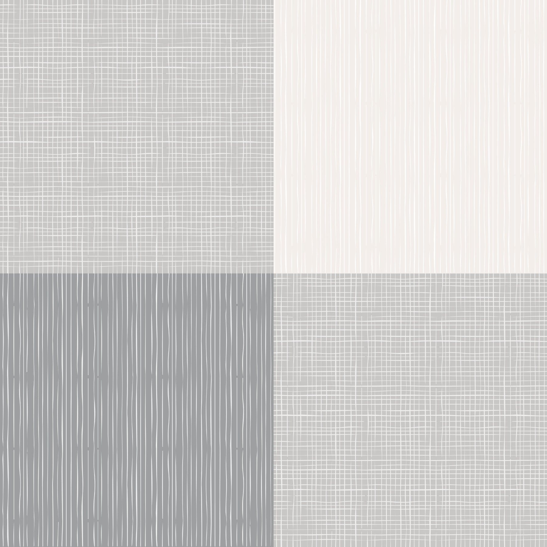 Gray buffalo plaid wallpaper for rustic spaces

