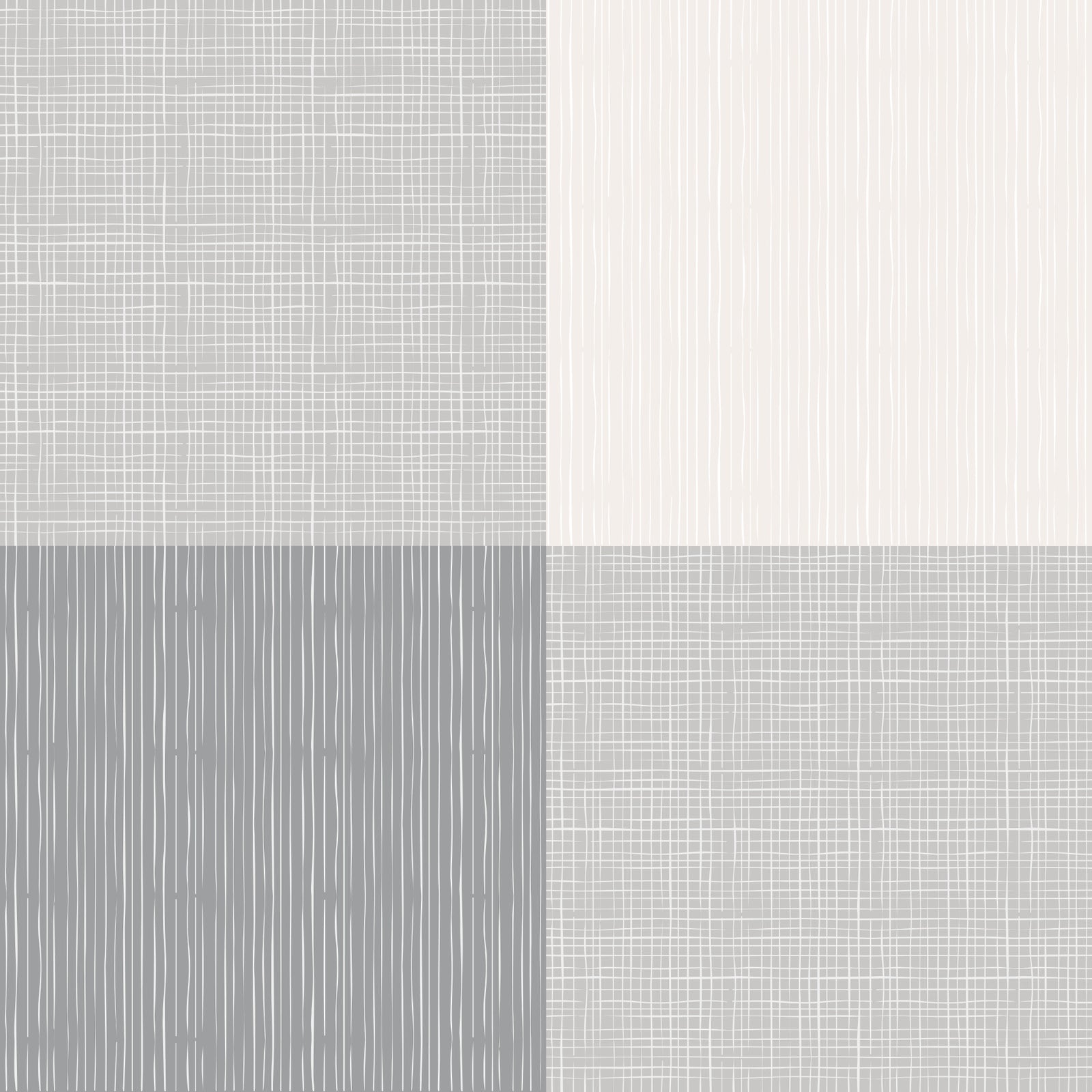 Rustic Buffalo Plaid Gray  Wallpaper⁠