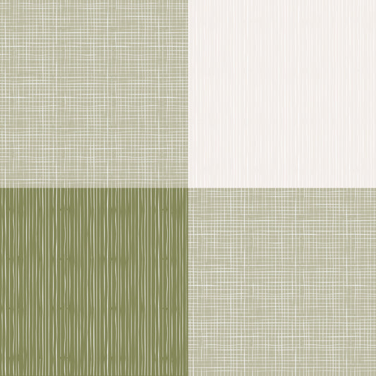 Rustic Buffalo Plaid Olive Green Wallpaper⁠