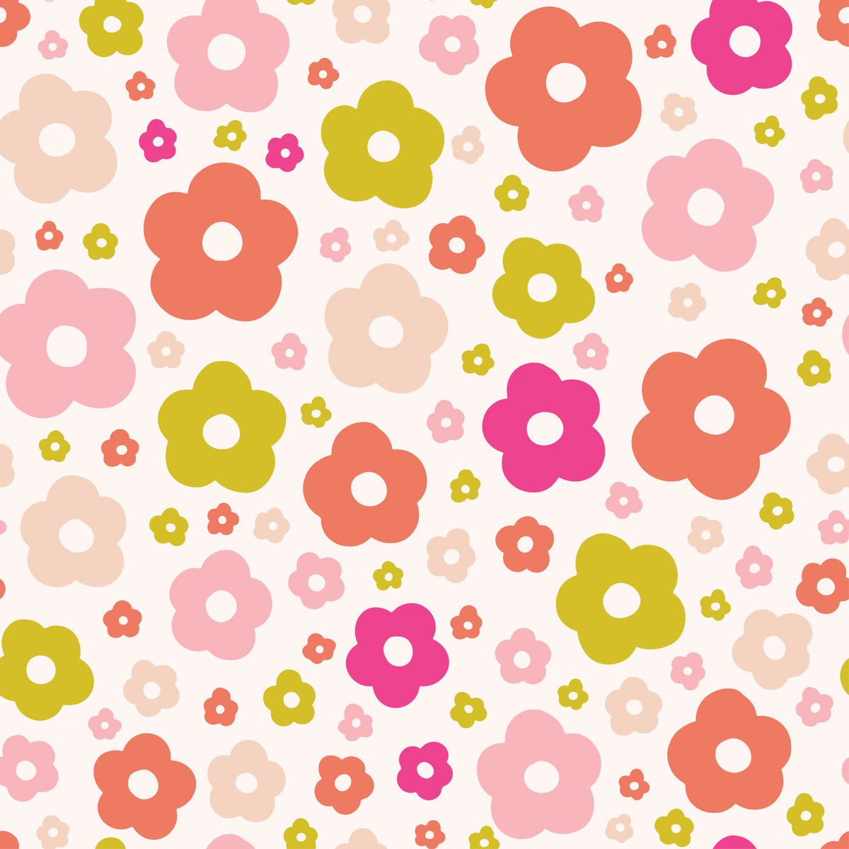 Happy Daisies Wallpaper⁠ in your room