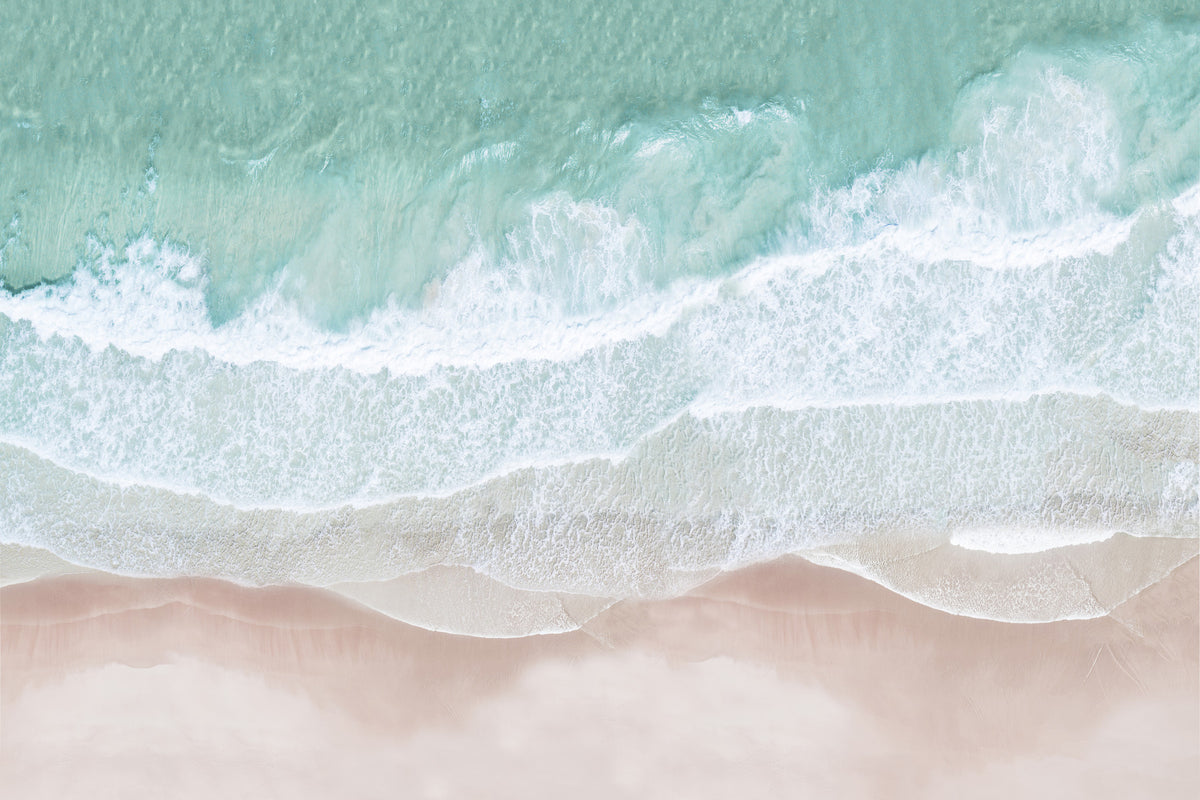 Aerial Ocean Wall Mural in your room