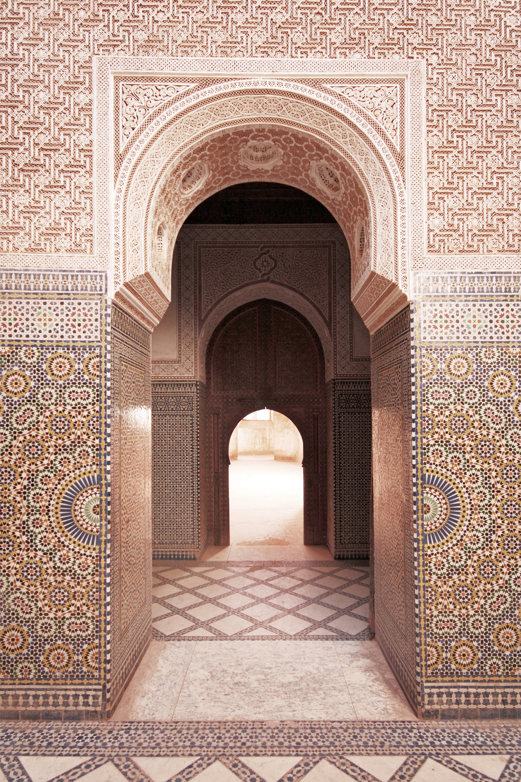 Moroccan Majesty wall mural with ornate patterns

