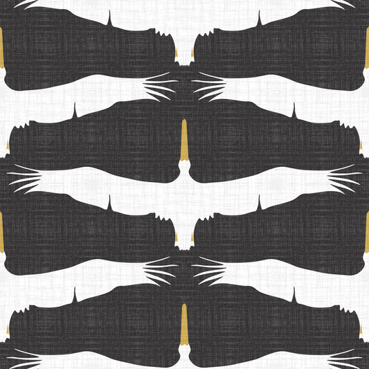Rustic Spoonbill Flock Gray Wallpaper⁠