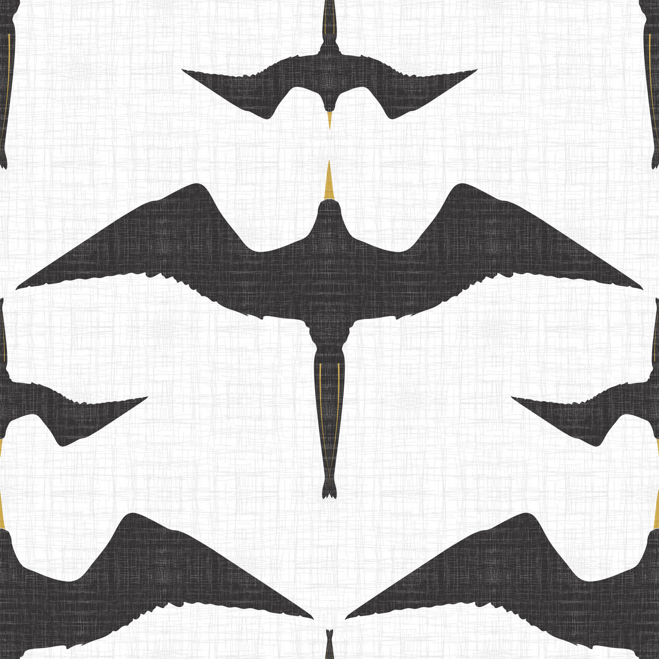 Rustic Frigate Flock White Wallpaper⁠