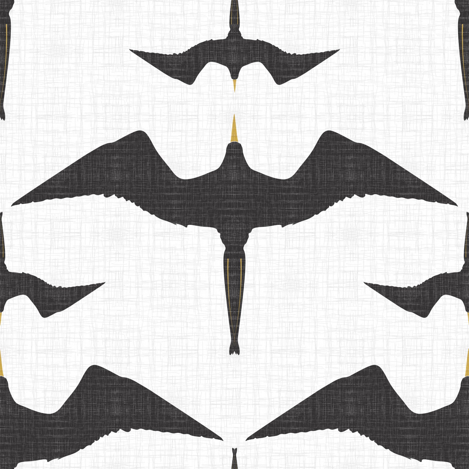Rustic Frigate Flock White Wallpaper⁠