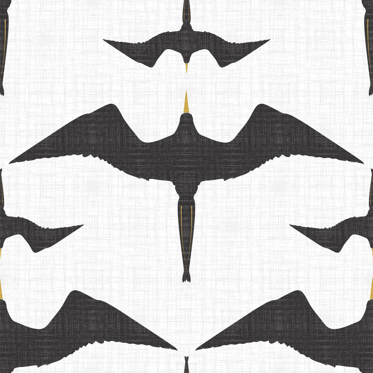 Rustic Frigate Flock White Wallpaper⁠ in your room — zoomed