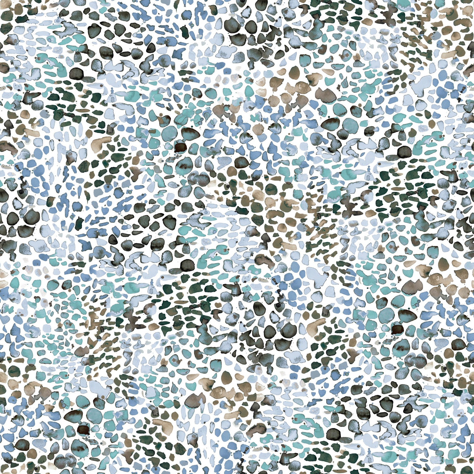 Blue Abstract Watercolor Wallpaper⁠