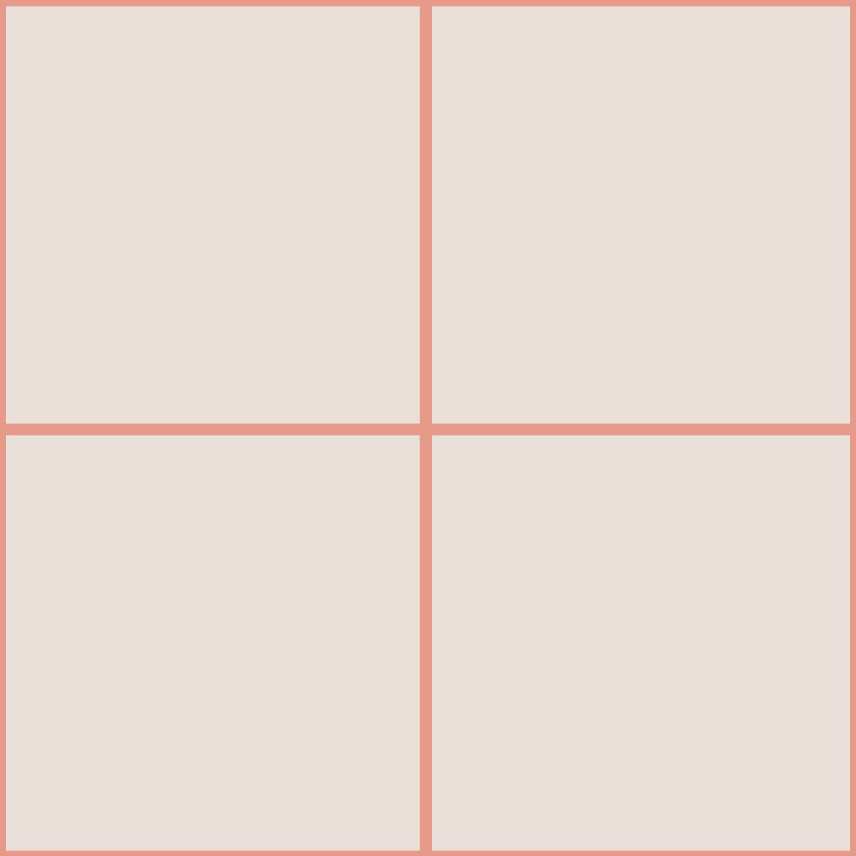 Minimalist Grid Coral Rose Wallpaper⁠ in your room