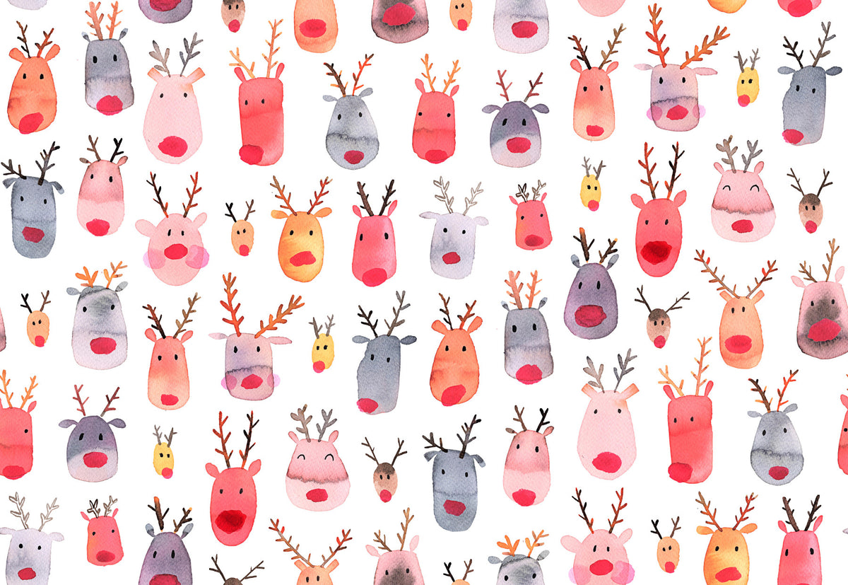 Cute Reindeers Kids Wallpaper⁠ in your room
