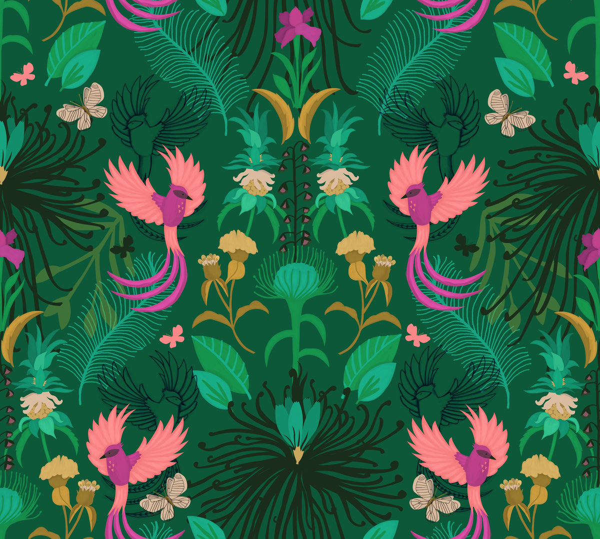 Secret Garden Wallpaper⁠ in your room — zoomed