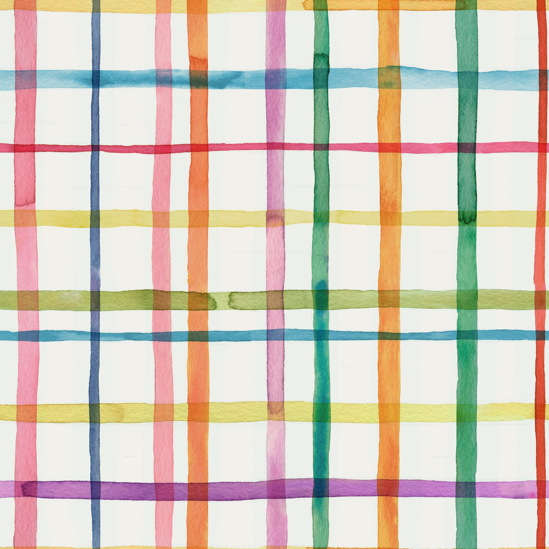 Plaids Watercolor Geometric  Wallpaper⁠ in your room — zoomed