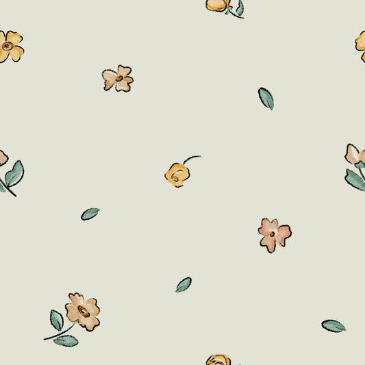 Delicate  watercolor florals Wallpaper⁠