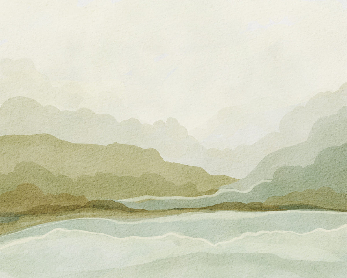 Misty Mountain Majesty Wall Mural