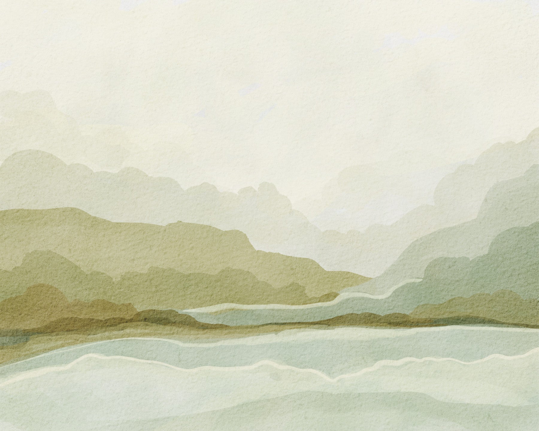 Misty Mountain Majesty Wall Mural