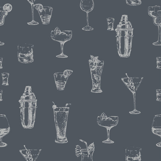 Cocktail sketches Wallpaper⁠