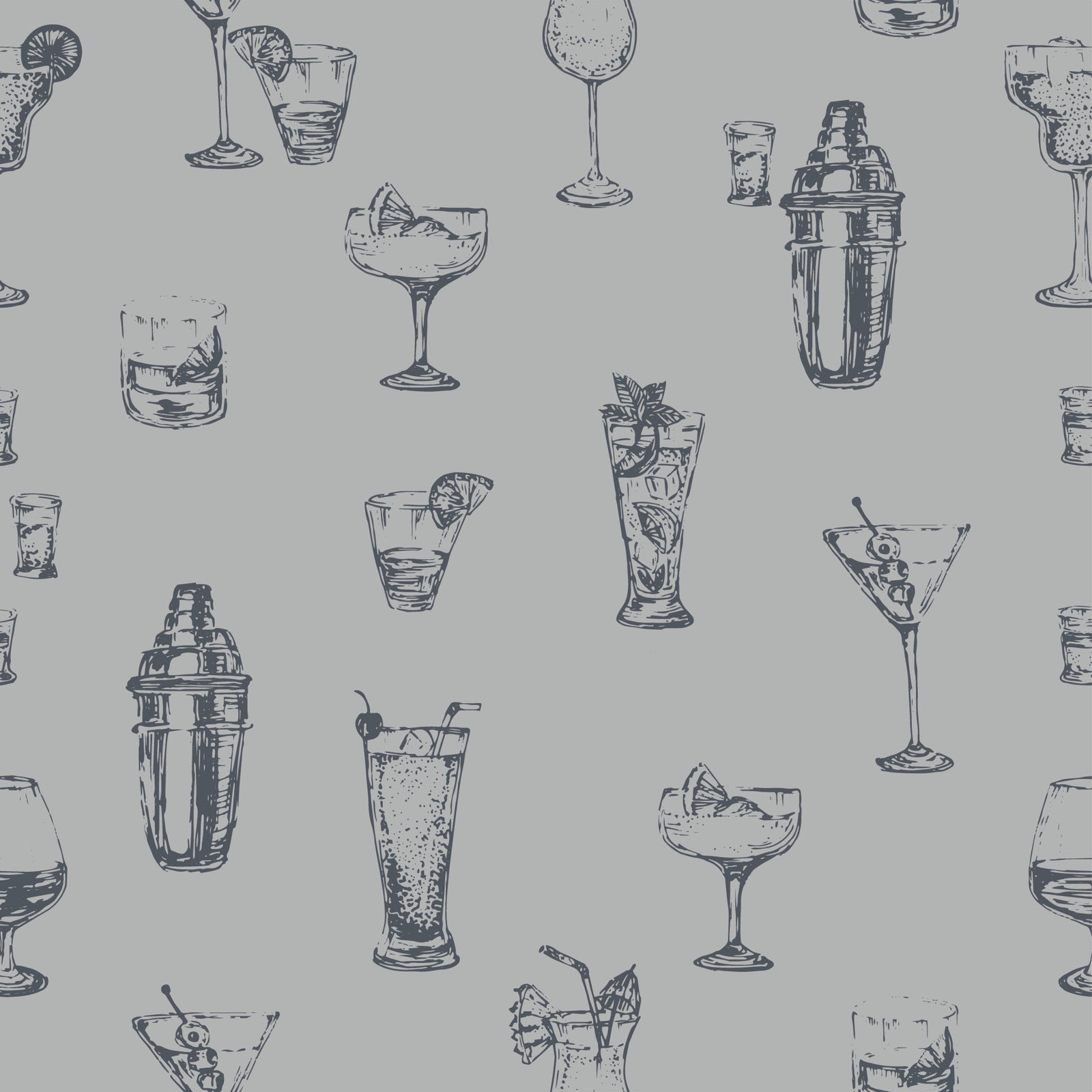 Hand-Drawn Spirits Wallpaper⁠