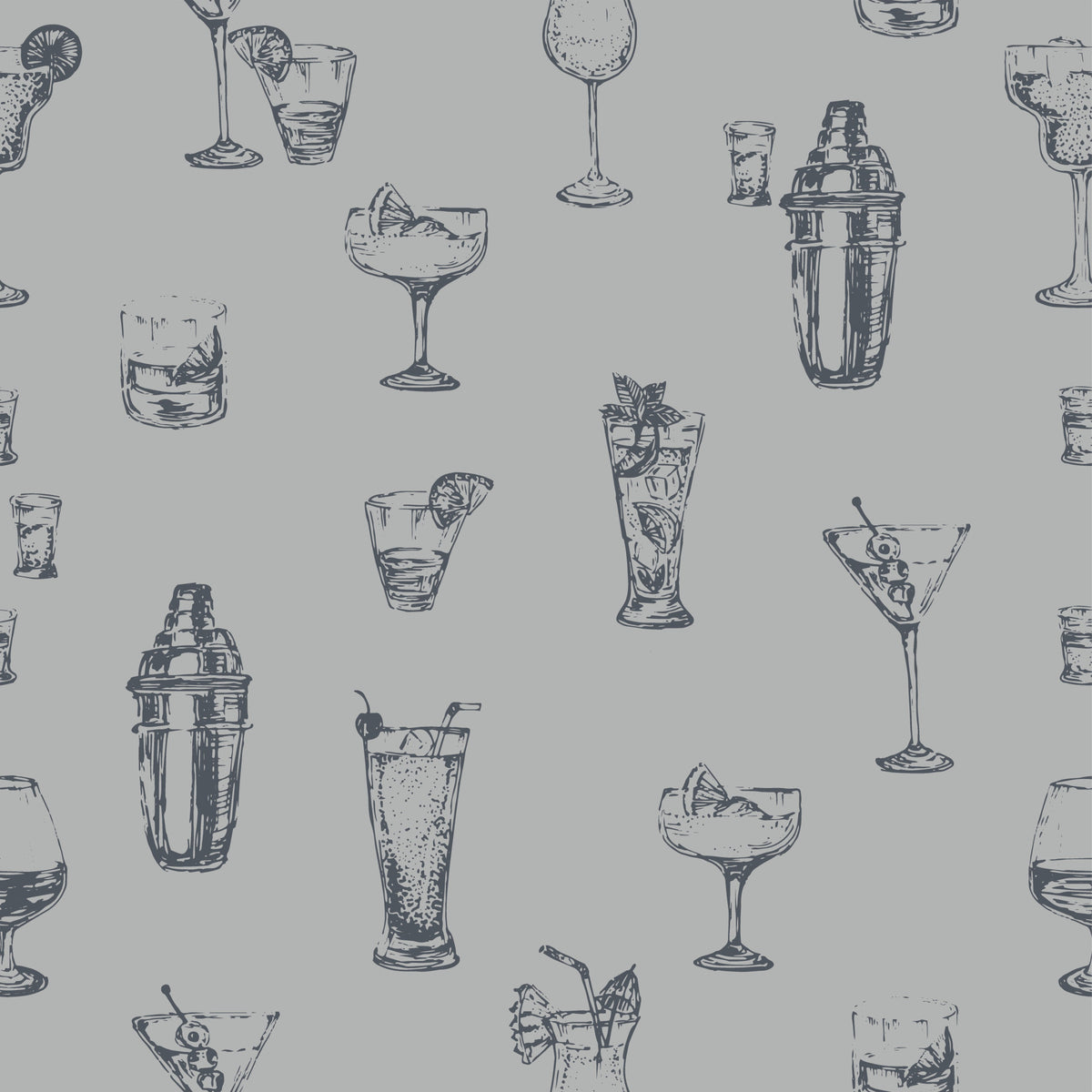 Hand-Drawn Spirits Wallpaper⁠