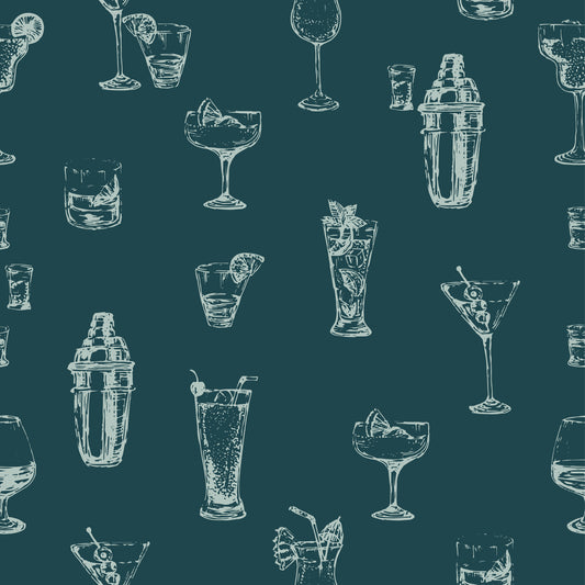 The Cocktail Canvas Wallpaper⁠