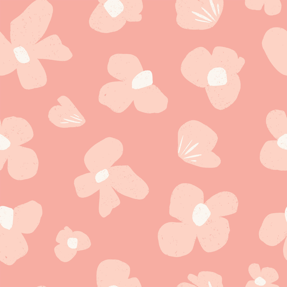 Blush pink Bloom Wallpaper⁠ in your room — zoomed
