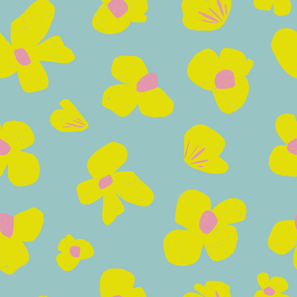 Sunshine Daisies Wallpaper⁠ in your room — zoomed