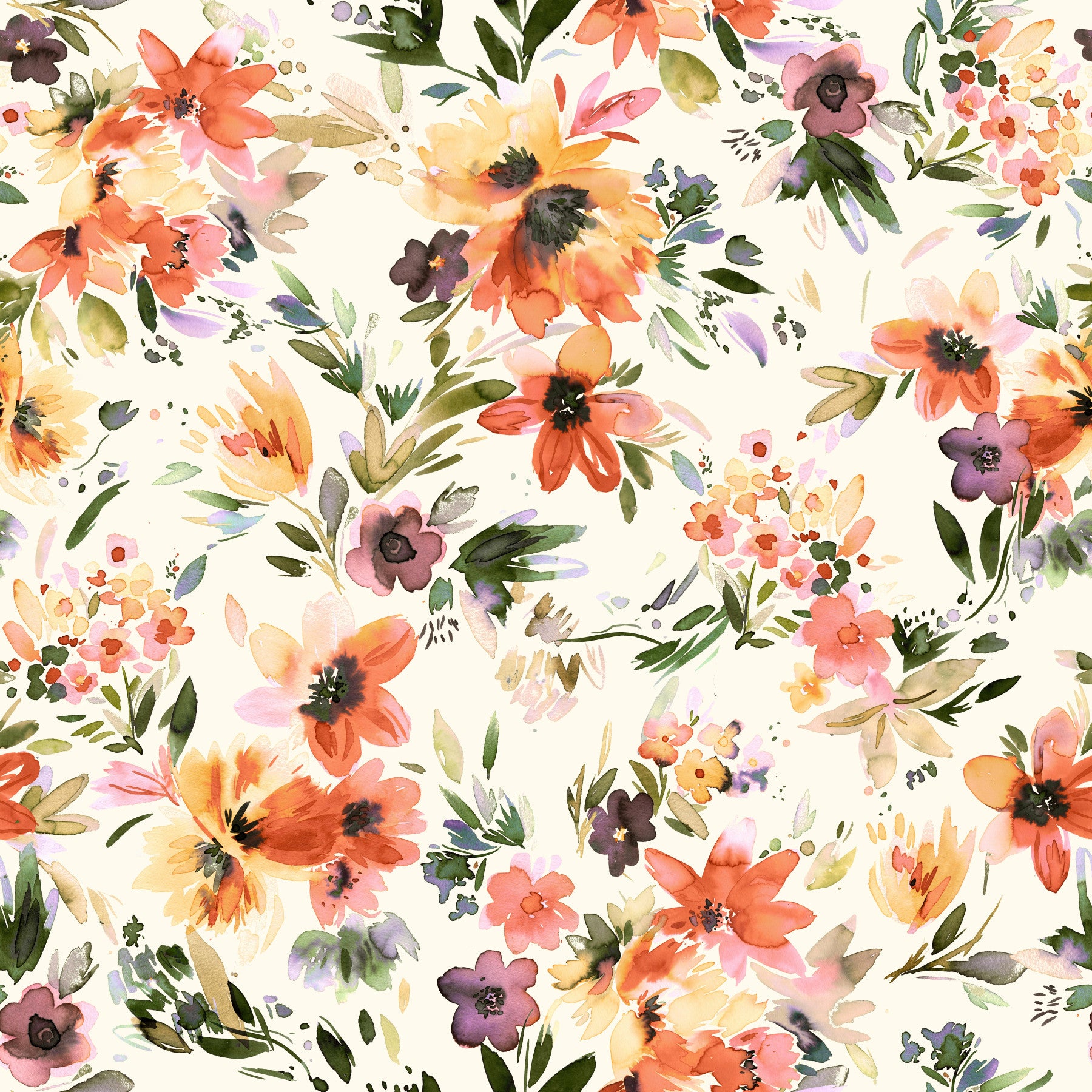 Tropical Flowers Wallpaper⁠