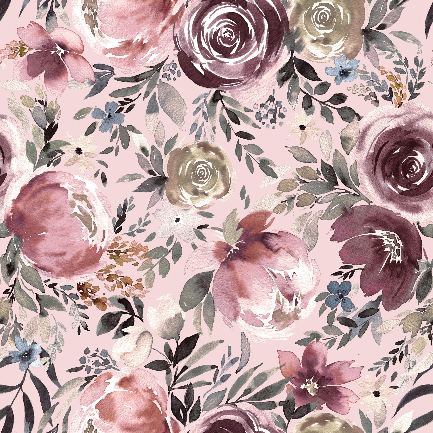 Peonies Pastel Rose  Wallpaper⁠