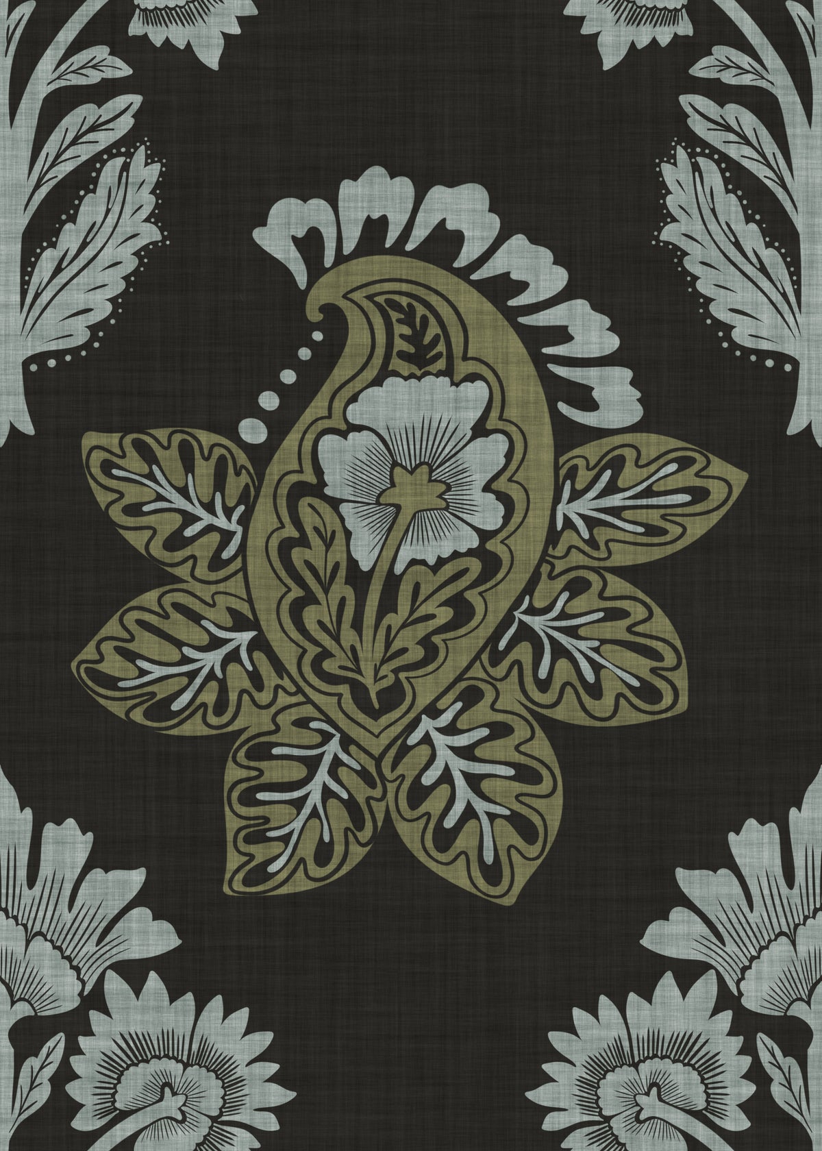 Botanical Nightshade Wallpaper⁠ in your room — zoomed