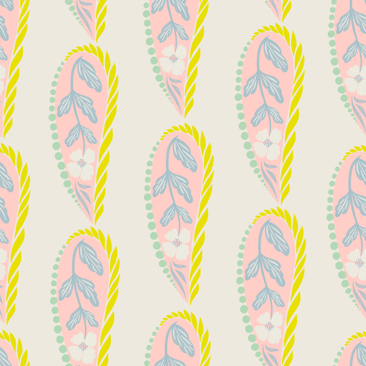 Pastel Paisley Wallpaper⁠ in your room