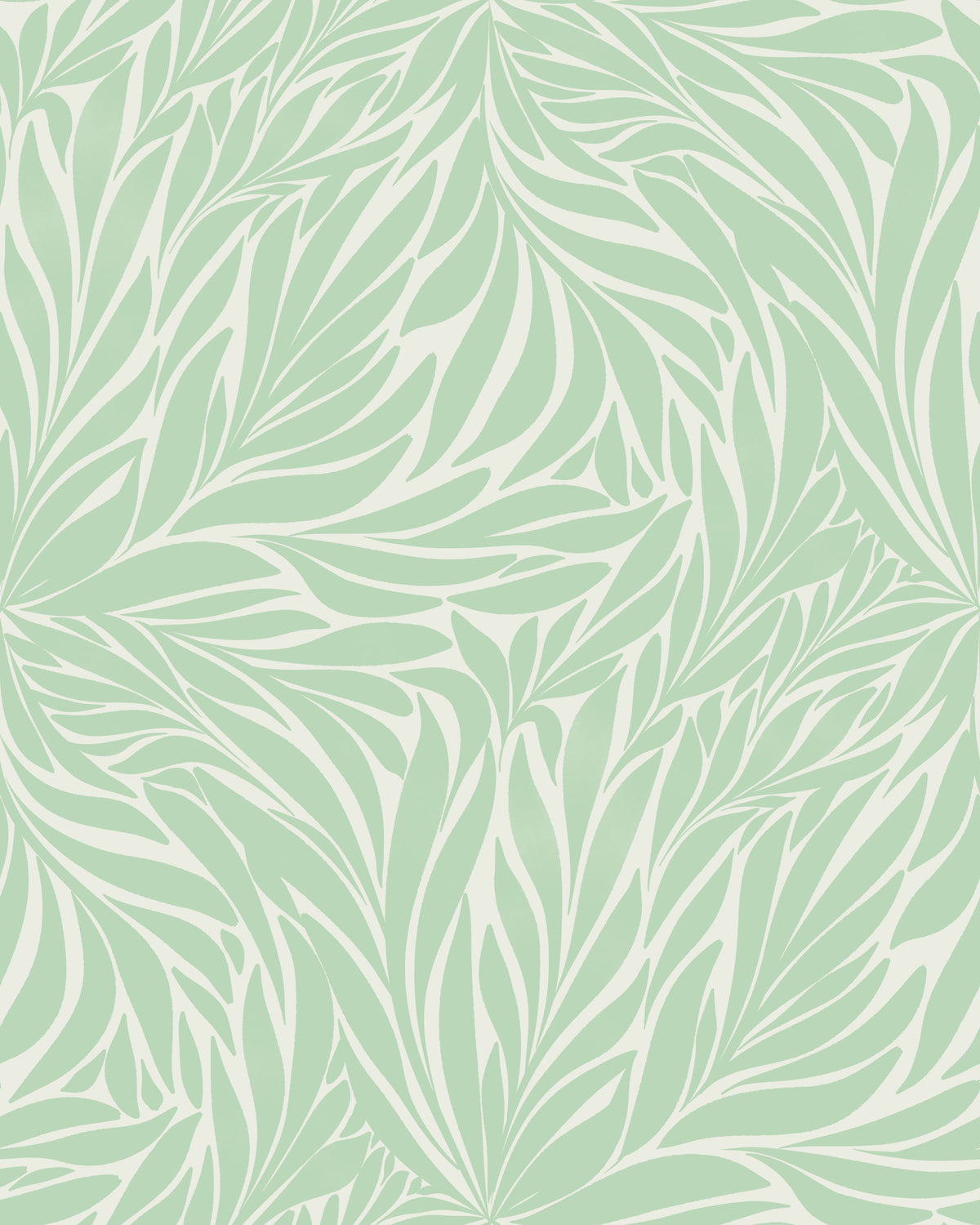 Whispering Leaves Wallpaper⁠ in your room — zoomed