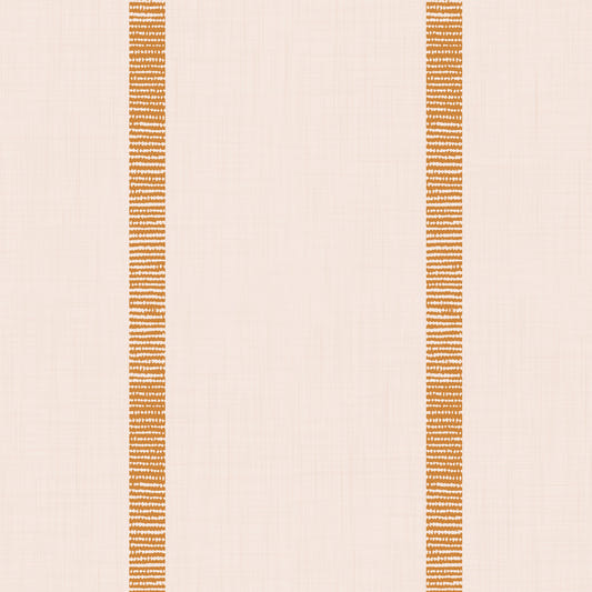 Boho Golden Harmony Stripes Beige Caramel Brown  Wallpaper⁠