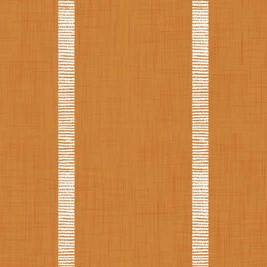 Modern Boho Serenity Stripes Caramel Brown Wallpaper⁠