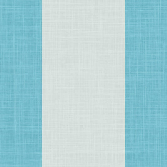 Mediterranean Coastal Stripes Turquoise & Mint  Wallpaper⁠