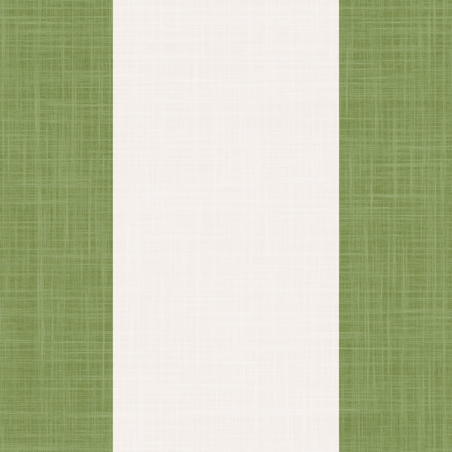 Mediterranean Coastal Stripes Green & Ivory  Wallpaper⁠