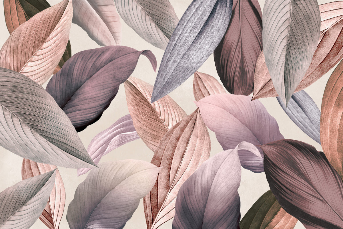 Serene Botanicals Wall Mural in your room — zoomed