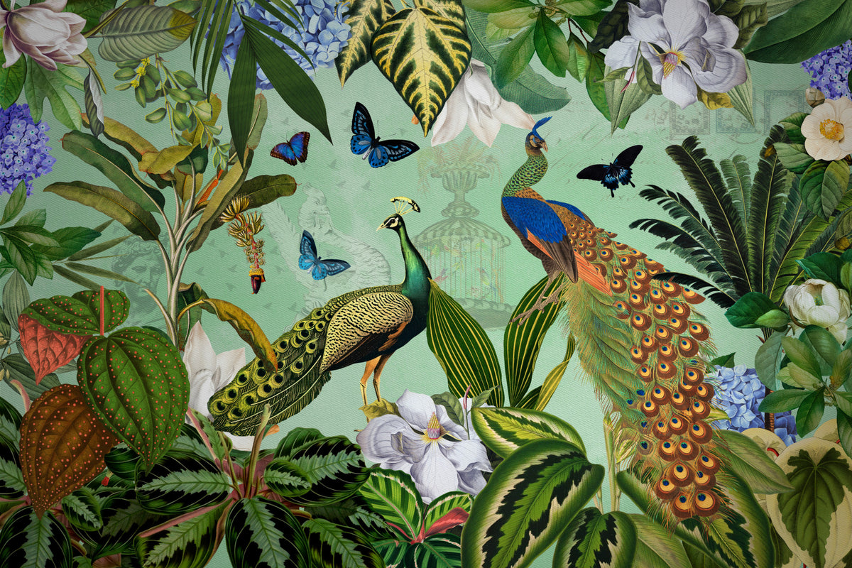 Enchanted Garden Wall Mural in your room