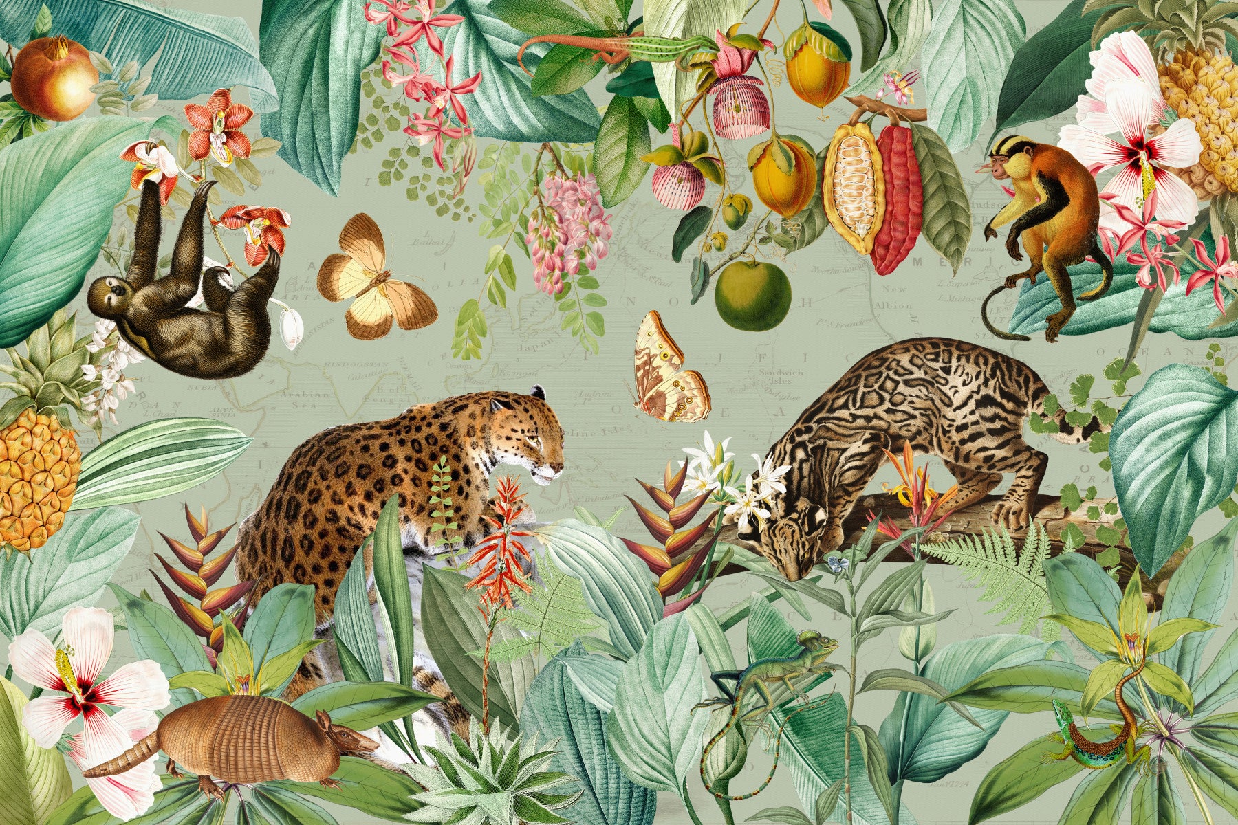 Enchanted Rainforest Wall Mural