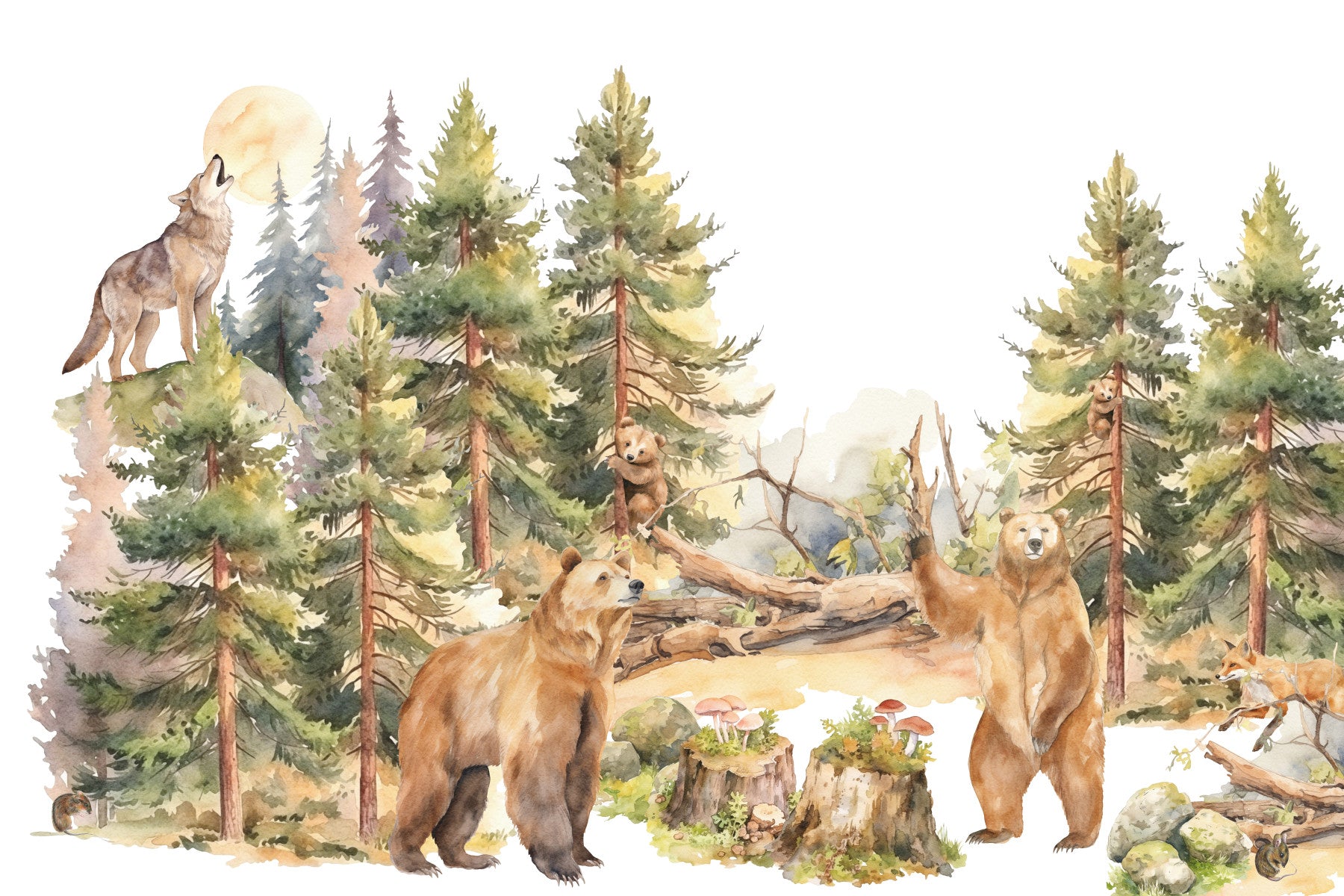 Enchanted Forest Wall Mural