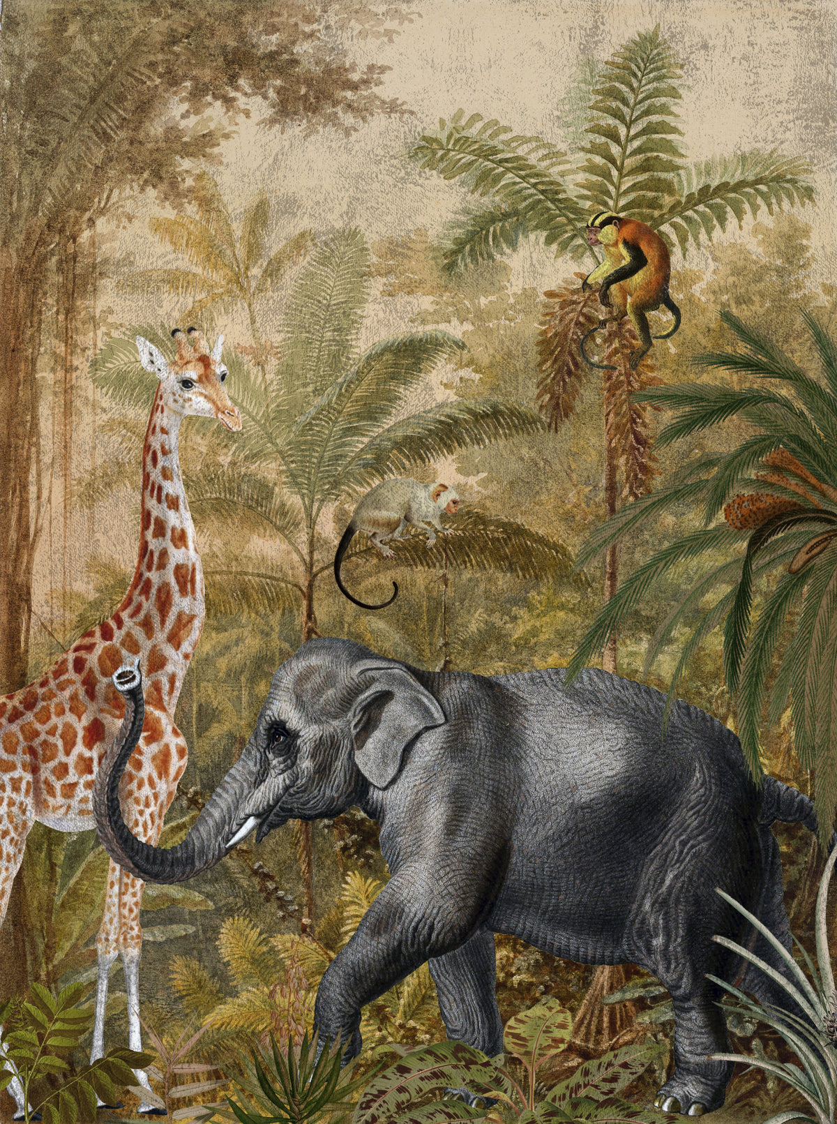 Whispers of the Wild 2 Wall Mural in your room — zoomed