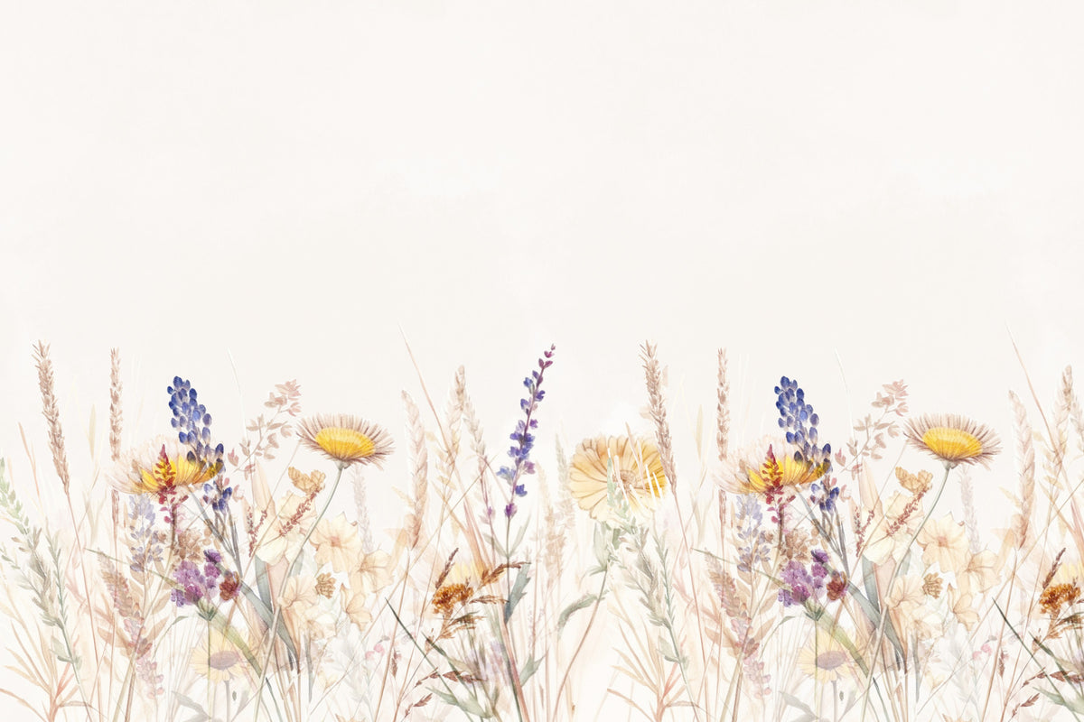 Whispers of the Wildflower Meadow Wall Mural in your room