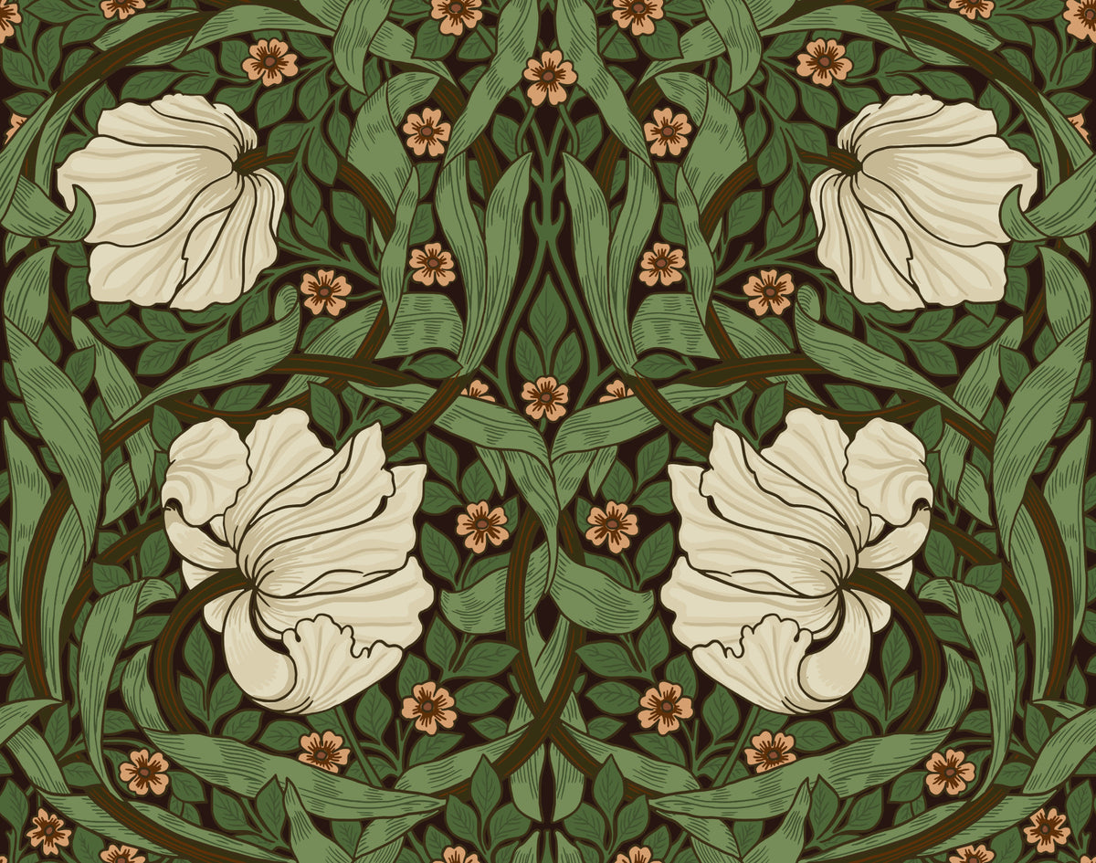 Pimpernel By William Morris  Wallpaper⁠ in your room — zoomed