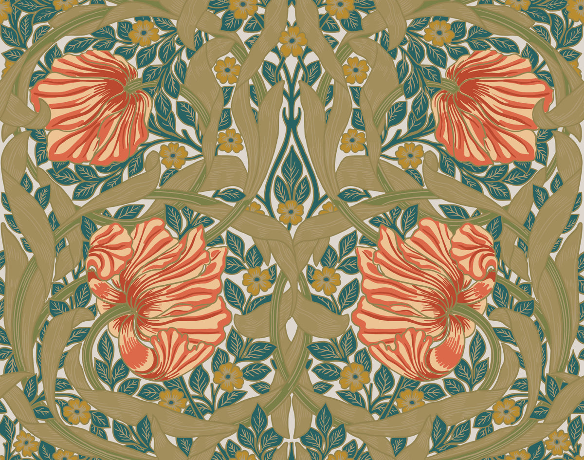 Pimpernel by William Morris 6 Wallpaper⁠ in your room — zoomed