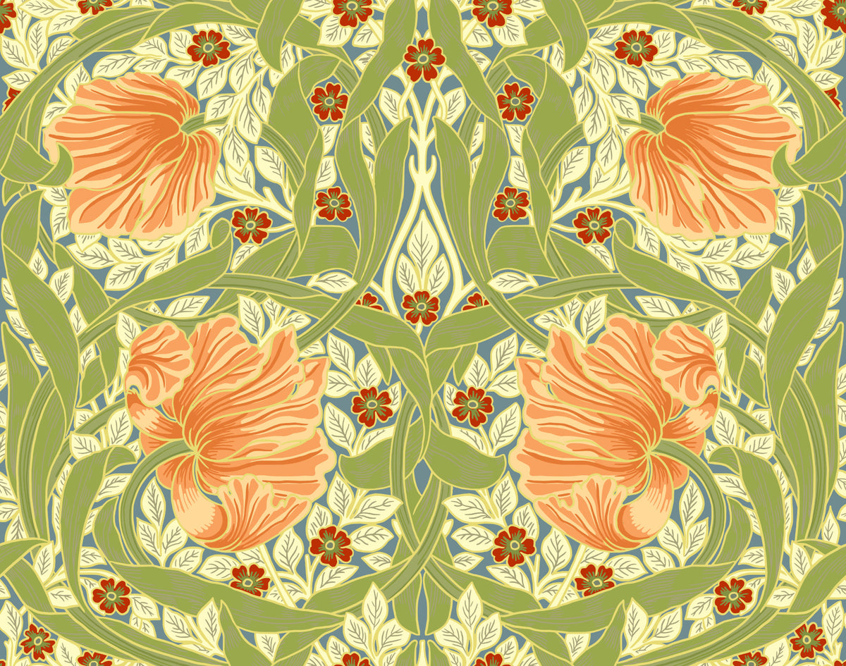 Pimpernel by William Morris 8 Wallpaper⁠ in your room — zoomed