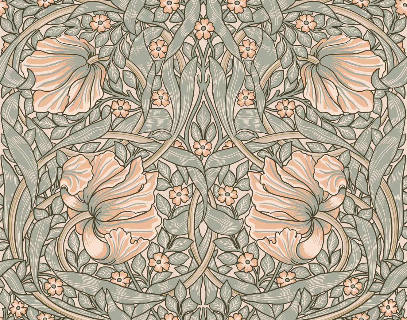 Pimpernel by William Morris 20 Wallpaper⁠