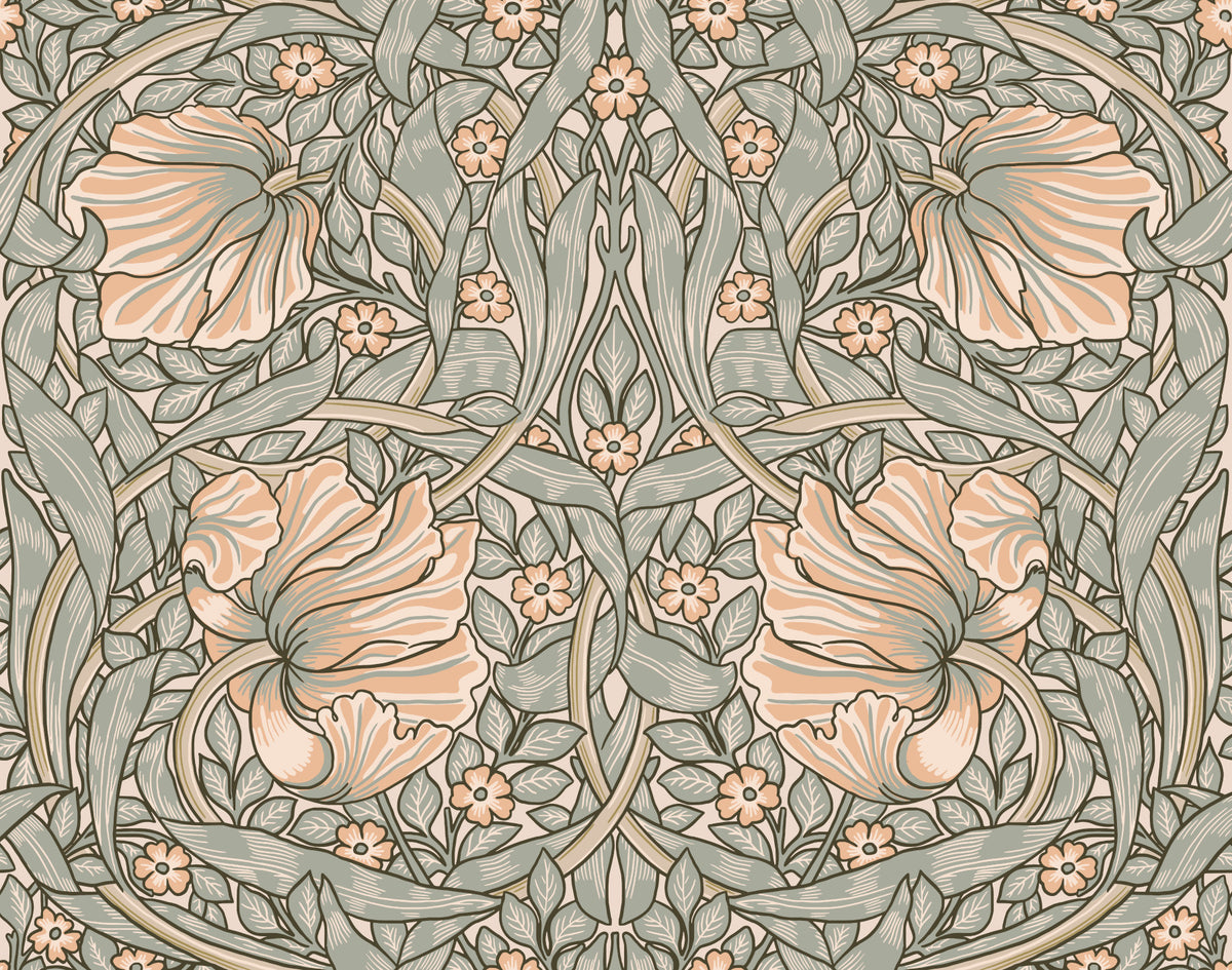 Pimpernel by William Morris 20 Wallpaper⁠ in your room — zoomed