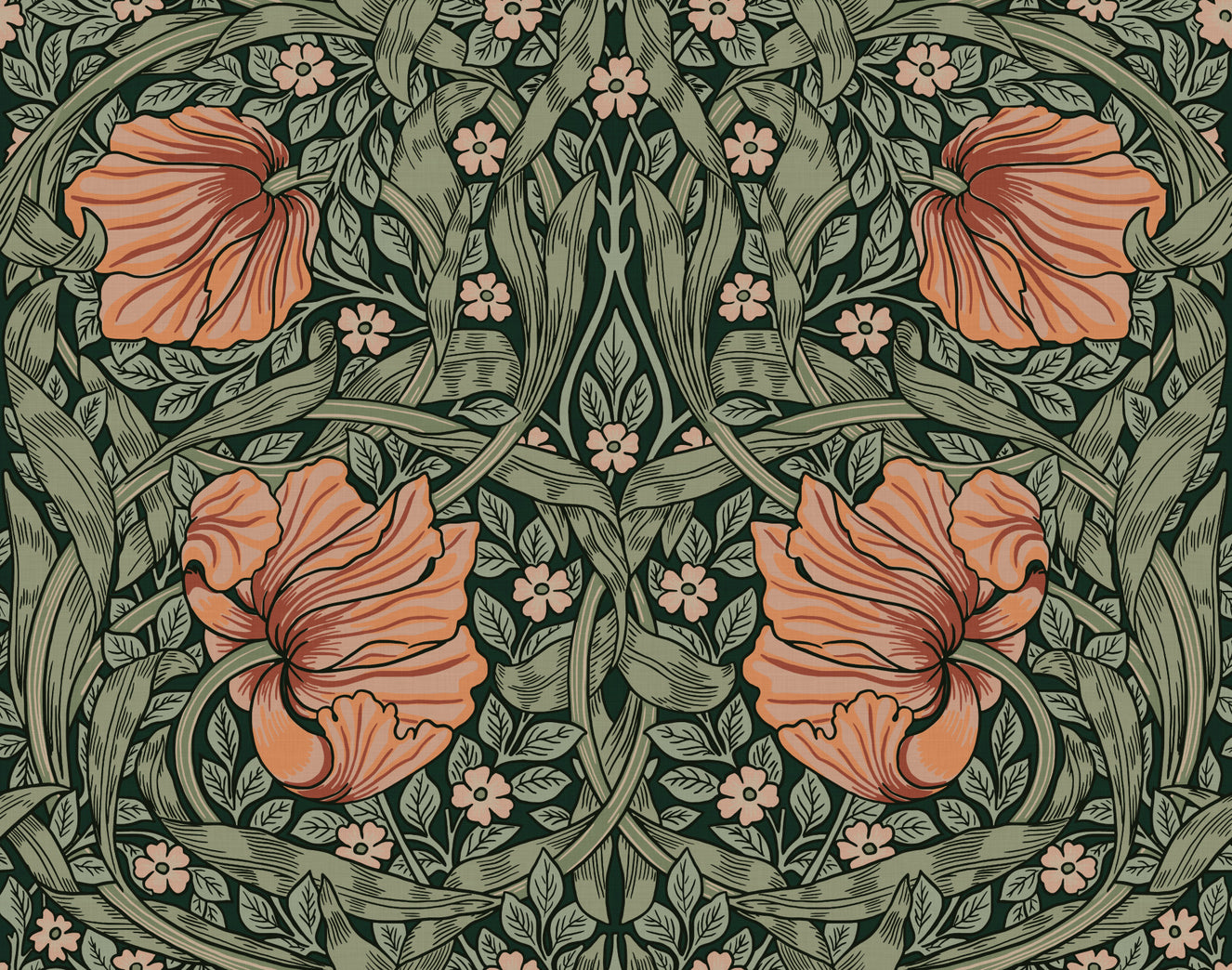 Pimpernel by William Morris 24 Wallpaper⁠