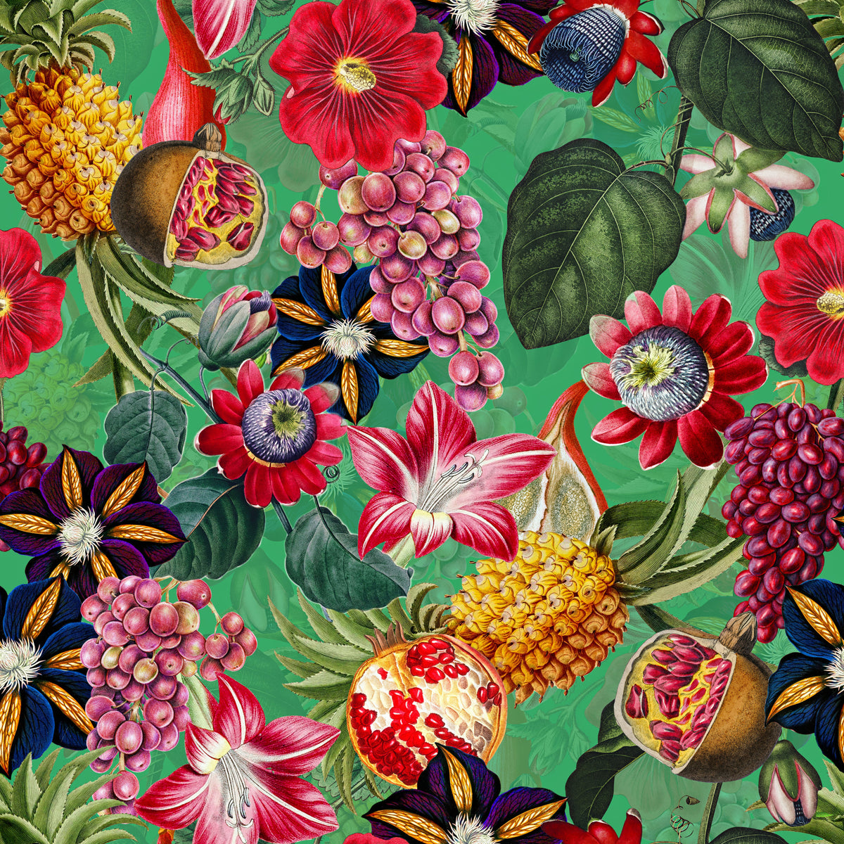 Tropical Eden Wallpaper⁠ in your room — zoomed