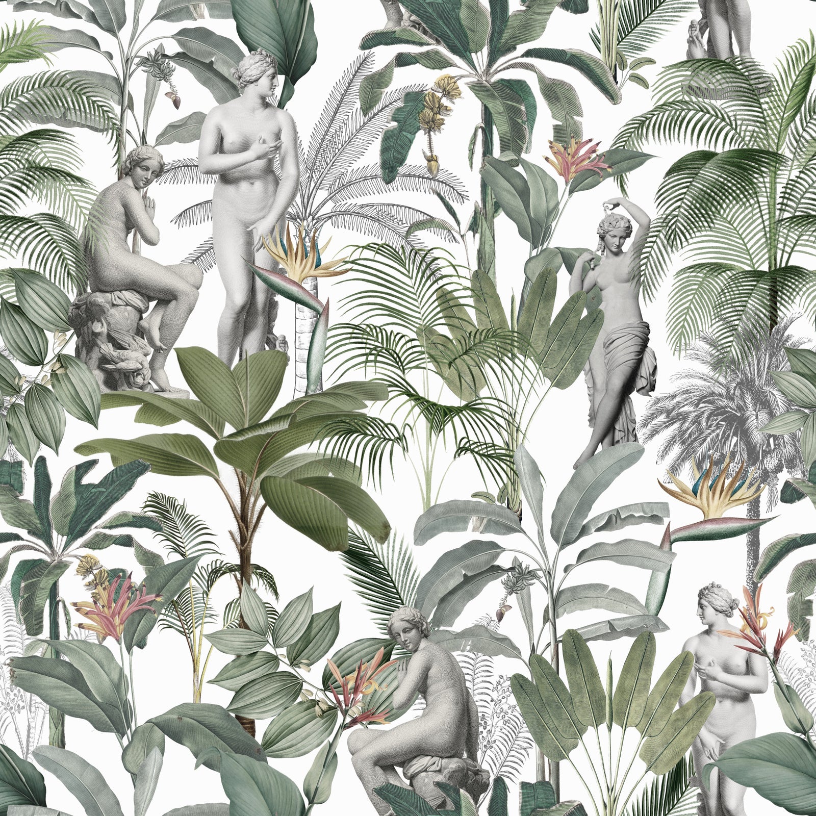Sculptural Tropics Wallpaper⁠