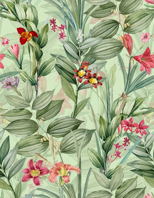 Botanical Rhapsody 1 Wallpaper⁠