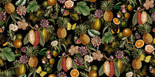 Tropical Botanical Rhapsody Wallpaper⁠